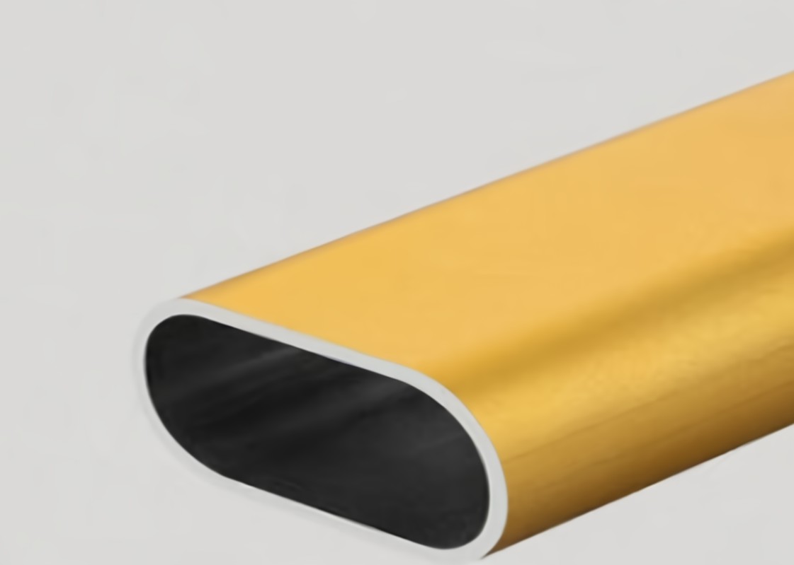 Coated Aluminum Oval Tube