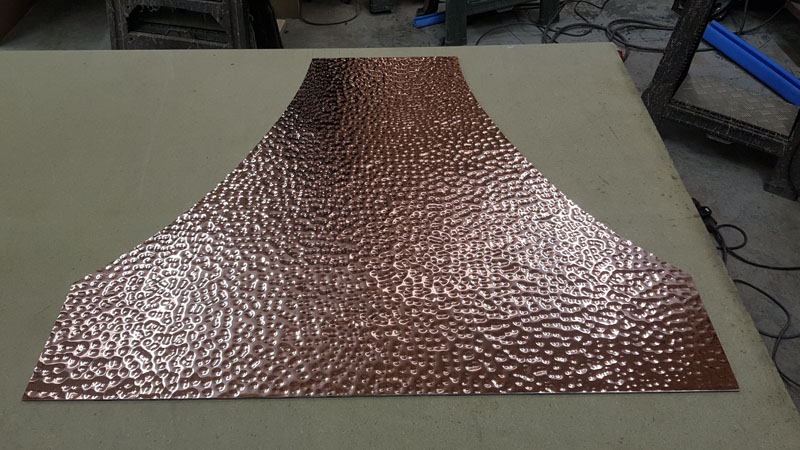 Hammered Copper Sheet